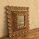 Antique mirror in gilded wood