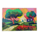 Oil on panel Fauvism landscape