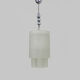 Lustre en tube de verre de Murano par Doria Leuchten. Année 60