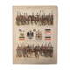 Lithograph engraving on the Army of Germany of 1897