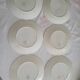 6 antique flat plates Model Poitou from Sarreguemines