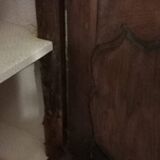 Louis XV oak and cherry wood sideboard