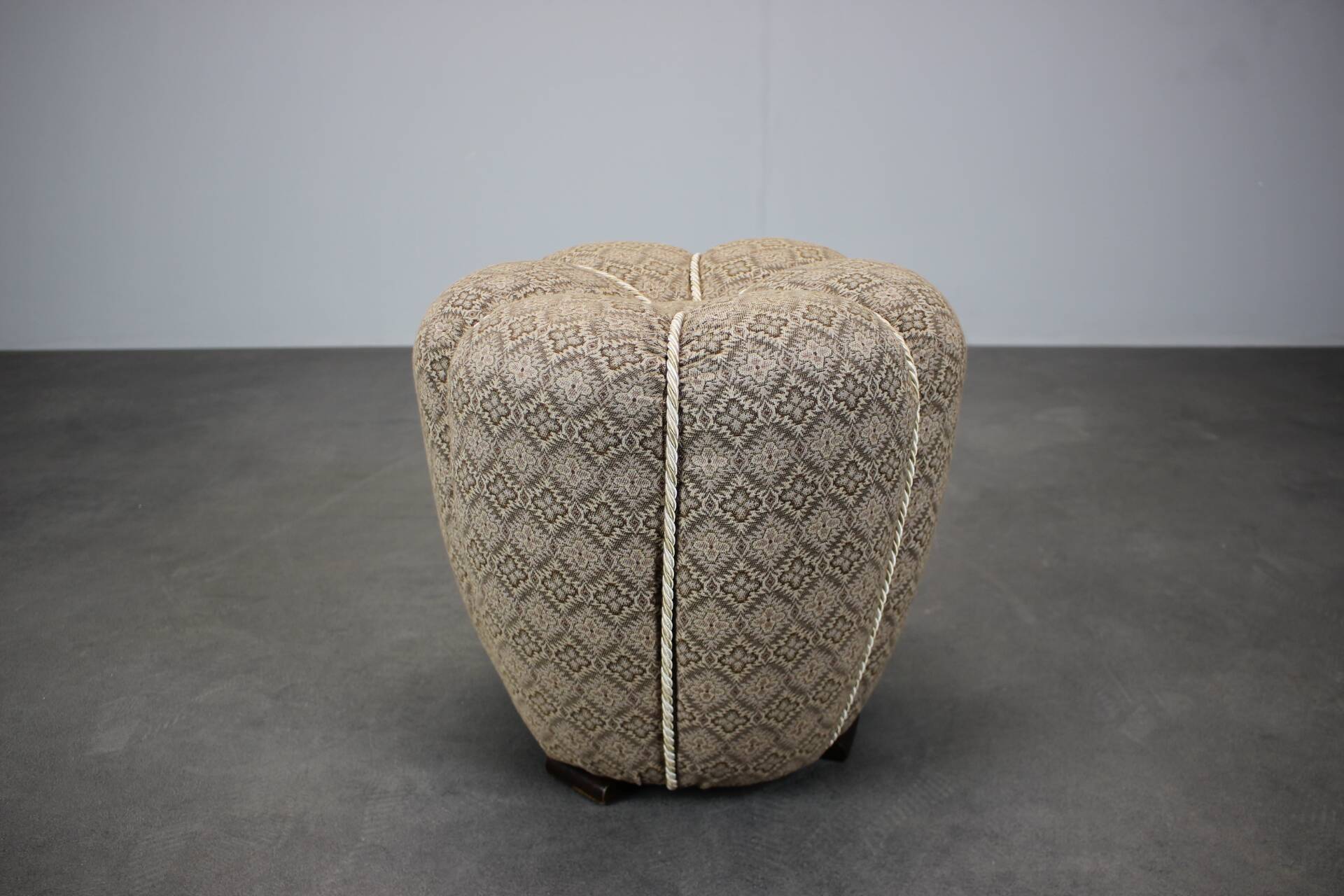 Art Deco stool by Jindrich Halabala, 1930s, Czechoslovakia.