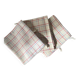 set of 3 large vintage checkered tea towels, new condition