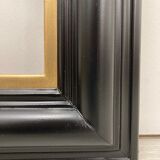 Black frame and vintage gold