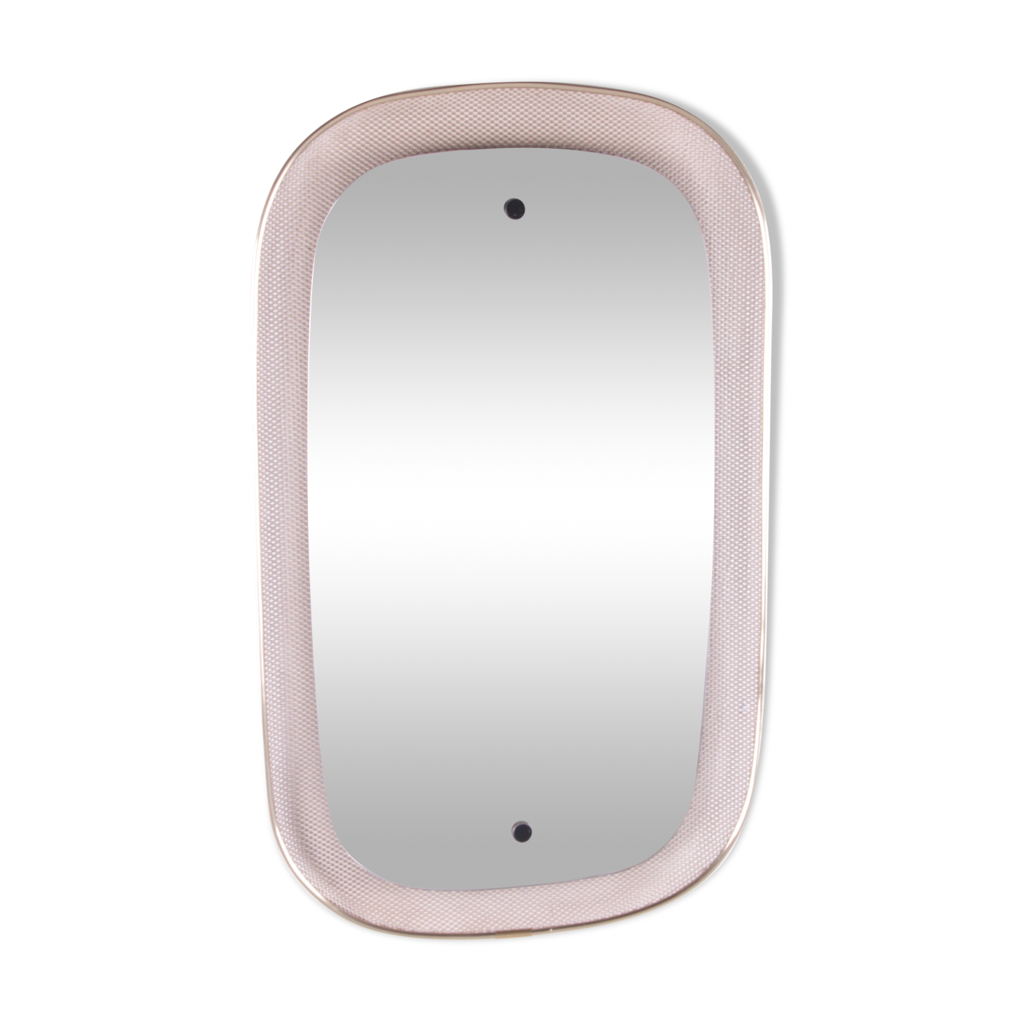 Oval wall mirror from Vereinigte Werkstätten Munich 1955