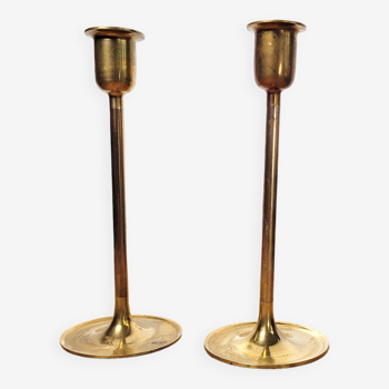Pair of brass candlesticks candlesticks