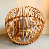 Bamboo and wicker armchair by Janine Abraham & Jan Dirk Rol 1958