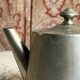 Silver-plated metal teapot or coffee pot with double hallmarks - early 20th century