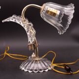 Set of 2 Art Decò Murano Glass Barovier e Toso style Table Lamp, 1940