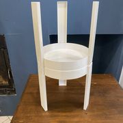Paire de tables basse appoint chevet gigogne ronde Marc Held pour Prisunic