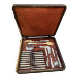 Knife set, mother-of-pearl handles