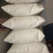 Very large white cushion