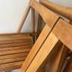 set of 4 italian wooden folding chairs by Aldo Jacober, design 1960 - 1970