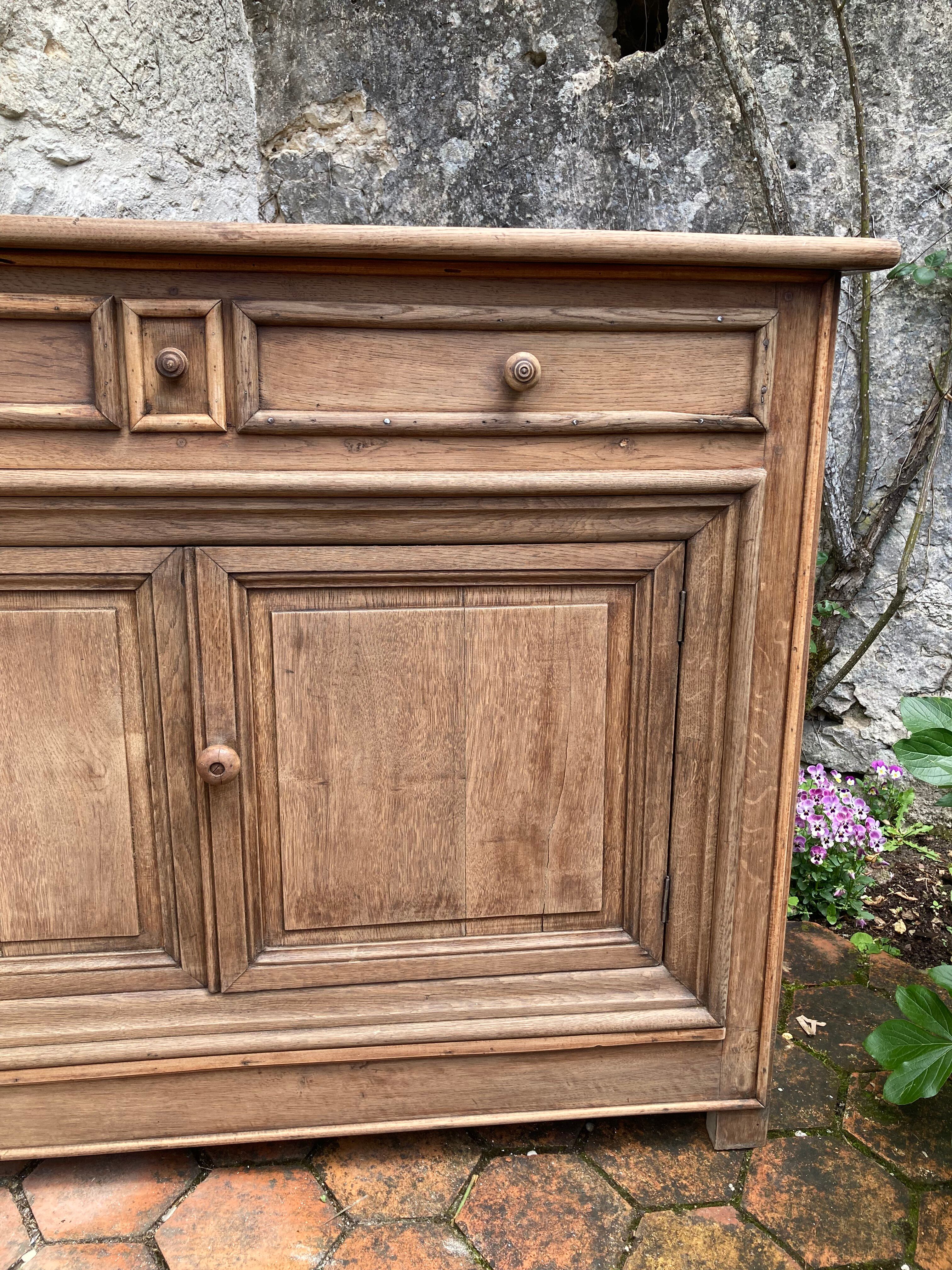 Antique solid wood sideboard