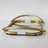 To French rope mirror serving tray