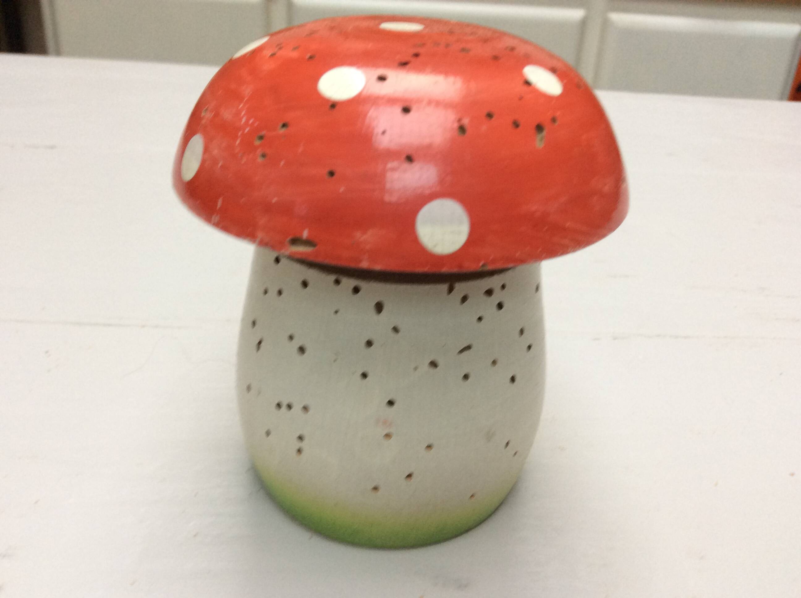 Mushroom piggy bank