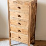 Art Deco chest of drawers, weekly drawer unit
