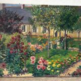 Signed flower garden