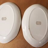 set of 2 vintage dishes
