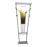 Vintage 1960s wall mounted coat rack cloakroom