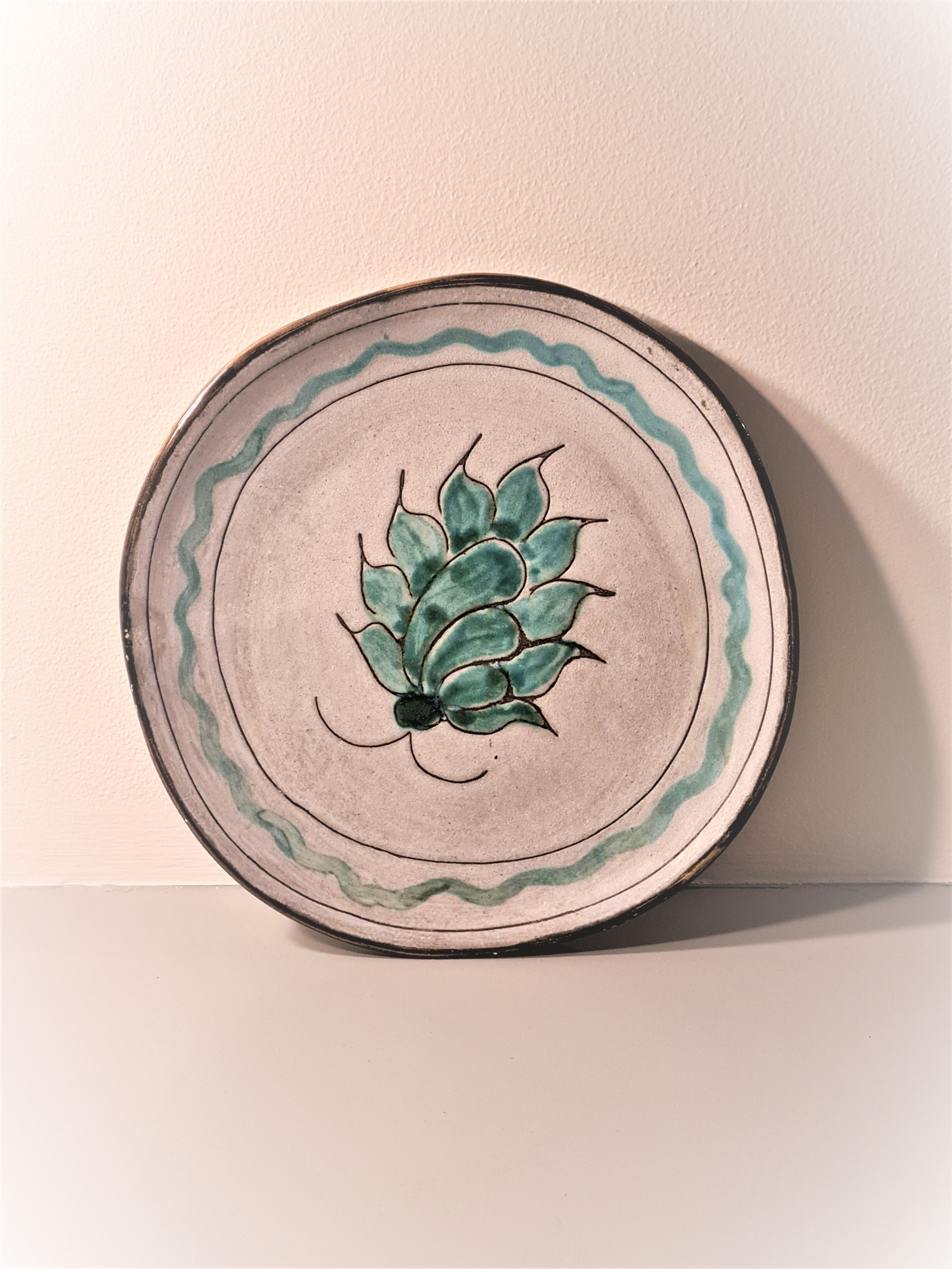 Alain Maurier's plate - Vallauris