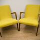 Fauteuils en hêtre type 300-138 de l'usine de meubles Bystrzyckie, années 1960, lot de 2