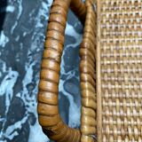 Braided rattan top, 32 x 46 cm