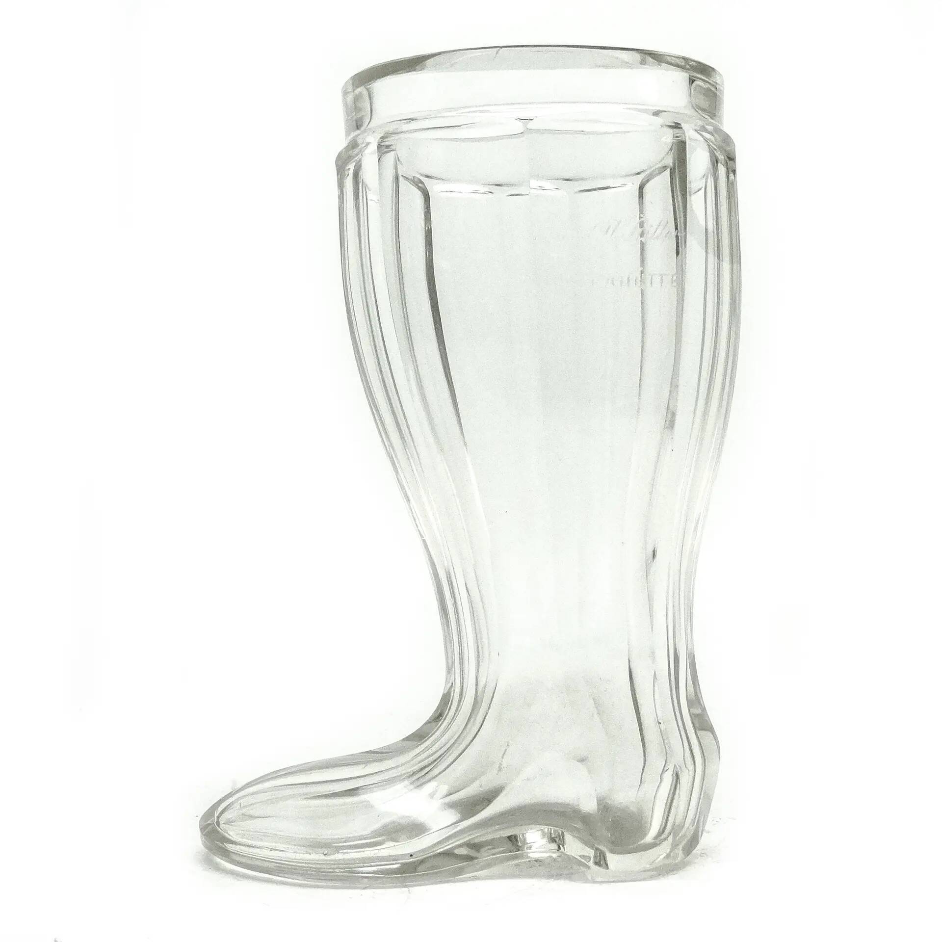 Novelty glass vase, crystal, Germany, 19th century