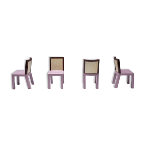4 chaises design Sottsass et Marco
