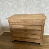 Commode ancienne 4 tiroirs aérogommé