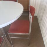 Vintage 1970s table and 4 chairs set.