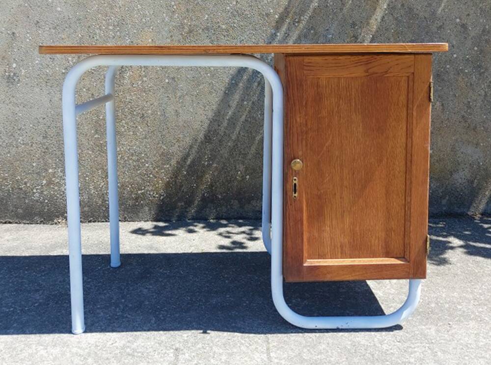 S22 Jacques Hitier for Mobilor desk, vintage, 1950s