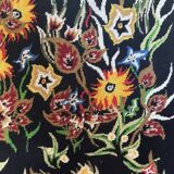 Wall tapestry Signed O. Caly "La Lice" Contemporary Art Workshop 196