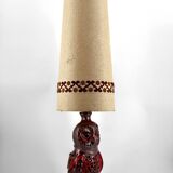 Important ceramic lamp / floor lamp, Owl, by Walter Gerhards