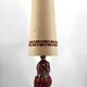 Important ceramic lamp / floor lamp, Owl, by Walter Gerhards