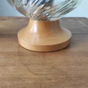 Pair of vintage 1990s globe lamps