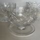 Set of 3 crystal cups