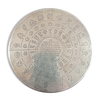 Christofle general farmers in silver metal