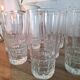 Verres à eau, apéritif vintage