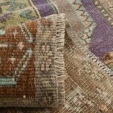 Purple & Brown Oriental Vintage Rug, 107x172Cm