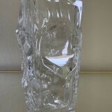 Solid Sèvres crystal vase from the 1950s