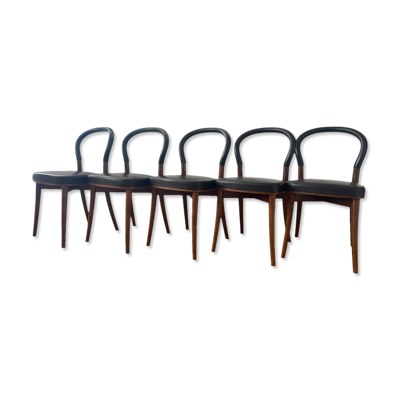 5 chaises Gteborg 501 de Cassina, design Erik Gunnar Asplund