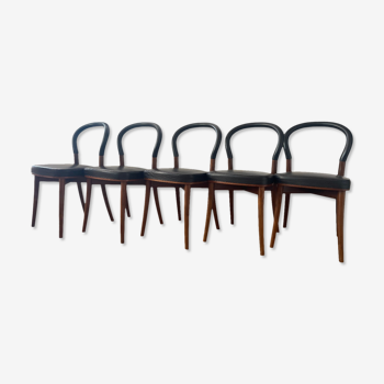 5 Gteborg 501 chairs by Cassina, design Erik Gunnar Asplund