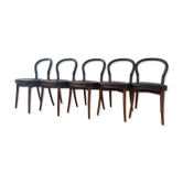 5 chaises Gteborg 501 de Cassina, design Erik Gunnar Asplund