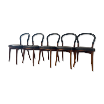 5 Gteborg 501 chairs by Cassina, design Erik Gunnar Asplund