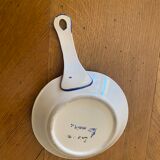 Poêlon en faience  vintage