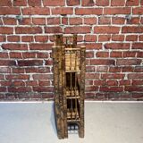 Foldable bamboo shelf