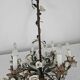Chandelier with floral decoration