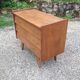 Vintage 1960s commode with compass legs.